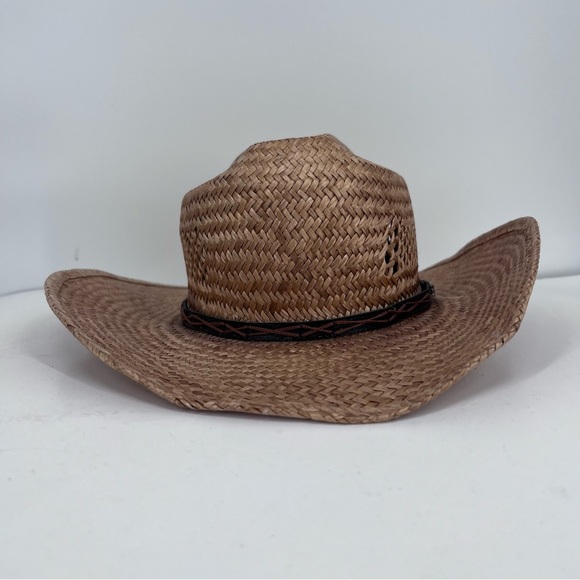 Rol President Vintage Straw Cowboy Hat - Picture 3 of 9